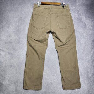Flag & Anthem Pants Mens 31x30 Brown Khaki Straight Leg‎ Stretch Casual Chino